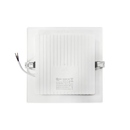 LED Oprawa wpuszczana SQUARE LED/18W/230V 4000K 22x22 cm biały