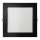 LED Oprawa wpuszczana SQUARE LED/18W/230V 4000K 22x22 cm czarny