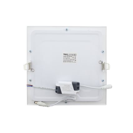 LED Oprawa wpuszczana SQUARE LED/18W/230V 4200K 22x22 cm biały