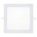 LED Oprawa wpuszczana SQUARE LED/18W/230V 6500K 22x22 cm biały