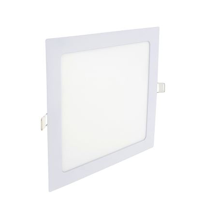 LED Oprawa wpuszczana SQUARE LED/18W/230V 6500K 22x22 cm biały