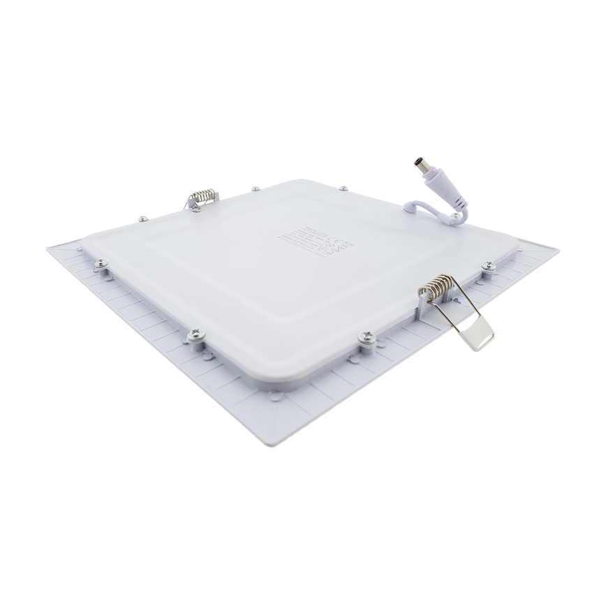 LED Oprawa wpuszczana SQUARE LED/18W/230V 6500K 22x22 cm biały