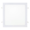LED Oprawa wpuszczana SQUARE LED/24W/230V 4200K 29,2x29,2 cm biały