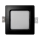 LED Oprawa wpuszczana SQUARE LED/3W/230V 4000K 9x9 cm czarny