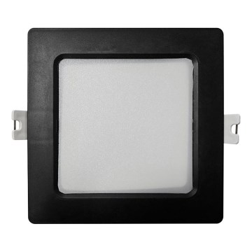 LED Oprawa wpuszczana SQUARE LED/6W/230V 4000K 12x12 cm czarny