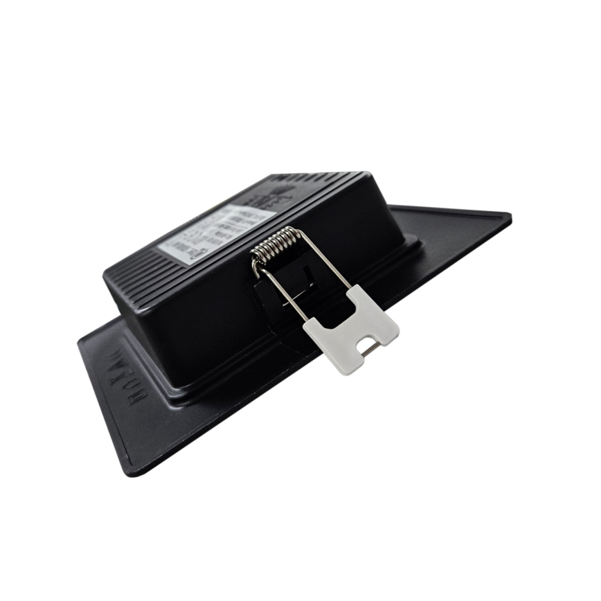 LED Oprawa wpuszczana SQUARE LED/6W/230V 4000K 12x12 cm czarny