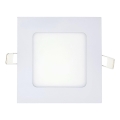 LED Oprawa wpuszczana SQUARE LED/6W/230V 4200K 11,8x11,8 cm biały