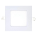 LED Oprawa wpuszczana SQUARE LED/6W/230V 6500K 11,8x11,8 cm biały