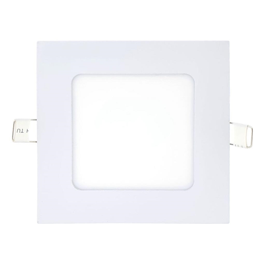 LED Oprawa wpuszczana SQUARE LED/6W/230V 6500K 11,8x11,8 cm biały