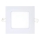 LED Oprawa wpuszczana SQUARE LED/6W/230V 6500K 11,8x11,8 cm biały