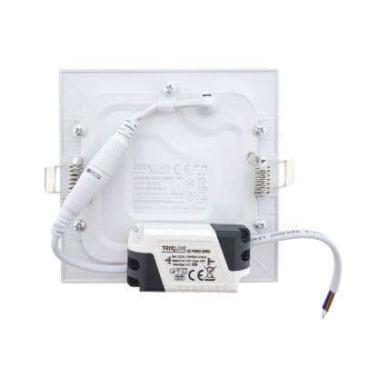 LED Oprawa wpuszczana SQUARE LED/6W/230V 6500K 11,8x11,8 cm biały