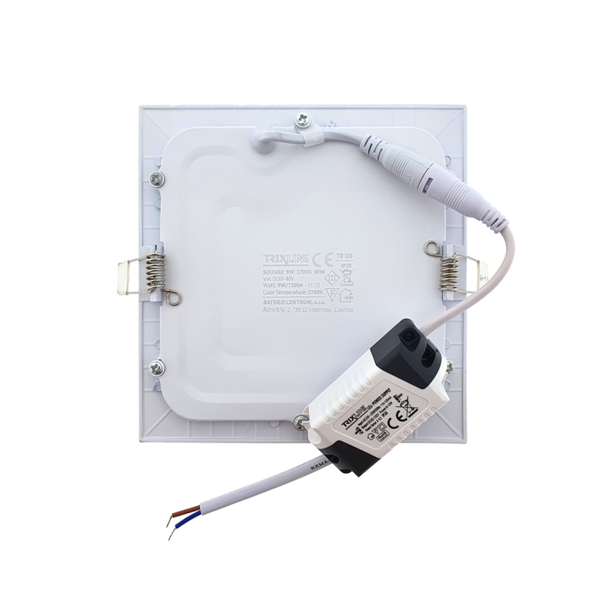 LED Oprawa wpuszczana SQUARE LED/9W/230V 2700K