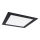 LED Oprawa wpuszczana VEGA LED/12W/230V 2900/3900/5800K 17,5x17,5 cm czarny