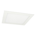 LED Oprawa wpuszczana VEGA LED/18W/230V 2900/3900/5800K 22,5x22,5 cm biały