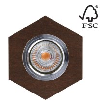LED Oprawa wpuszczana VITAR 1xGU10/5W/230V buk - certyfikat FSC