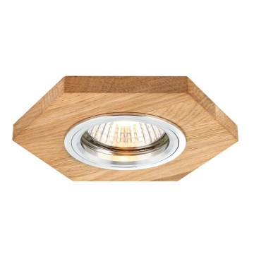 LED Oprawa wpuszczana VITAR 1xGU10/5W/230V dąb