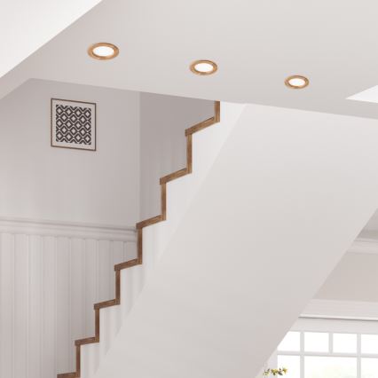 LED Oprawa wpuszczana WOODY SPOT LED/12,5W/230V 4000K dąb ø 16 cm