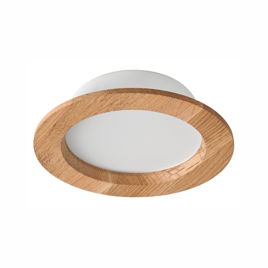 LED Oprawa wpuszczana WOODY SPOT LED/12,5W/230V 4000K dąb ø 16 cm