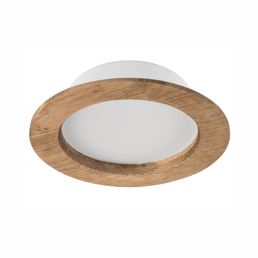 LED Oprawa wpuszczana WOODY SPOT LED/12,5W/230V 4000K orzech ø 16 cm