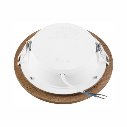 LED Oprawa wpuszczana WOODY SPOT LED/12,5W/230V 4000K orzech ø 16 cm