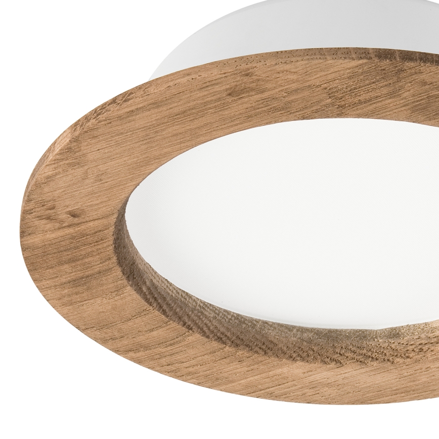 LED Oprawa wpuszczana WOODY SPOT LED/12,5W/230V 4000K orzech ø 16 cm