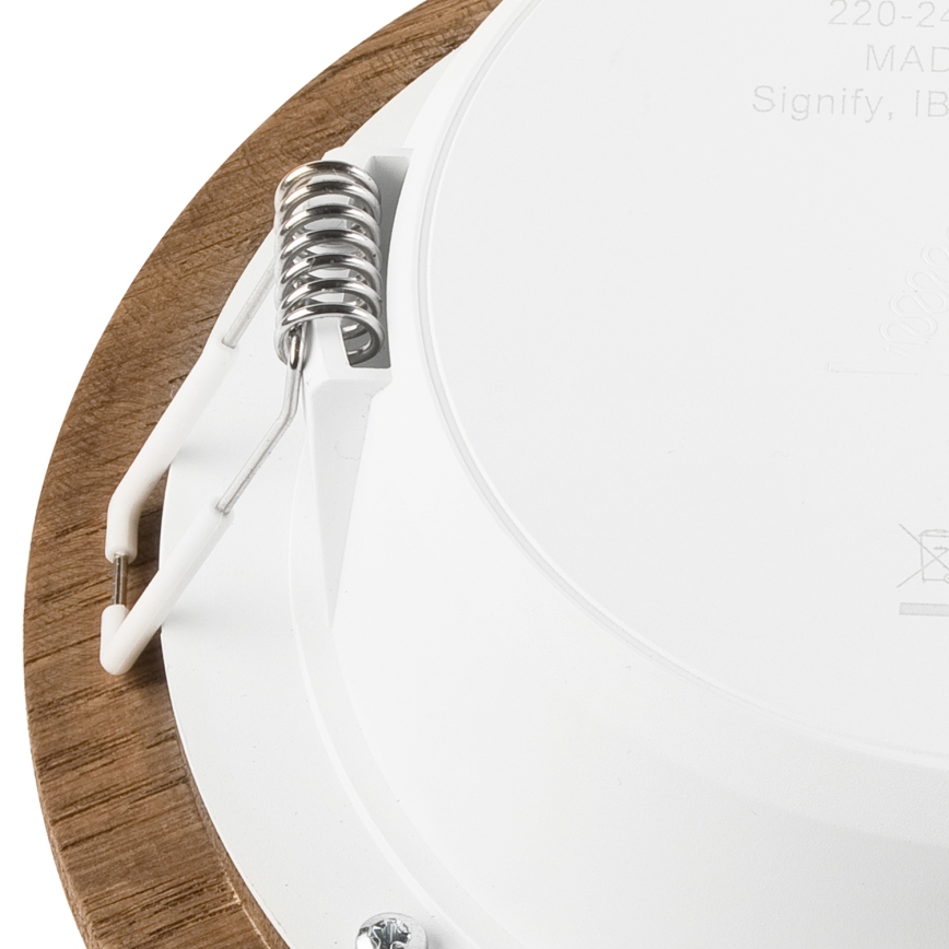 LED Oprawa wpuszczana WOODY SPOT LED/12,5W/230V 4000K orzech ø 16 cm