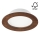 LED Oprawa wpuszczana WOODY SPOT LED/12,5W/230V 4000K wiśnia ø 16 cm