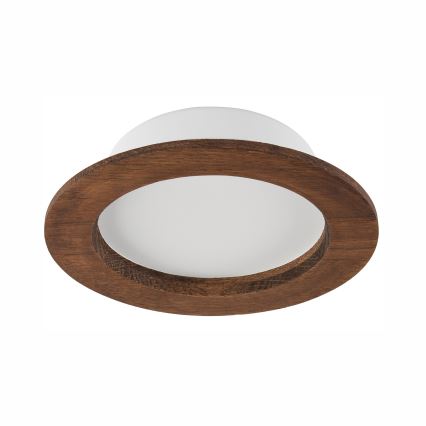 LED Oprawa wpuszczana WOODY SPOT LED/12,5W/230V 4000K wiśnia ø 16 cm