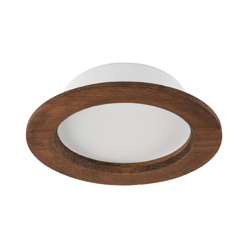 LED Oprawa wpuszczana WOODY SPOT LED/12,5W/230V 4000K wiśnia ø 16 cm