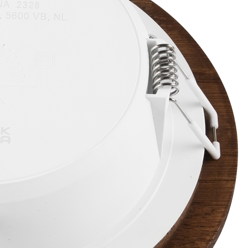LED Oprawa wpuszczana WOODY SPOT LED/12,5W/230V 4000K wiśnia ø 16 cm