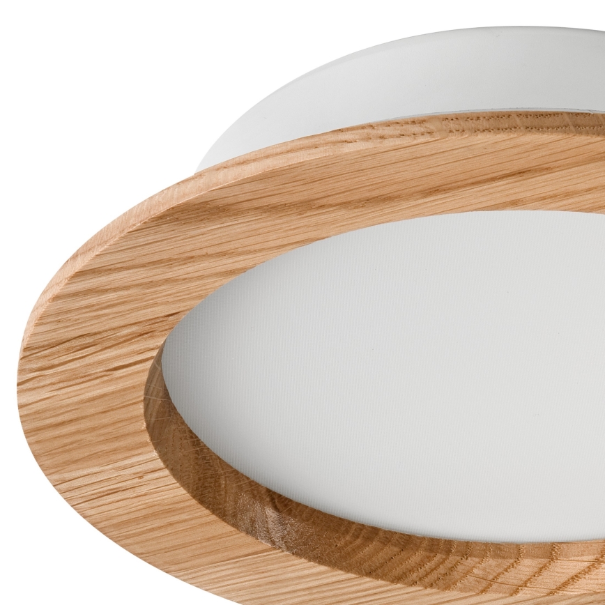 LED Oprawa wpuszczana WOODY SPOT LED/16,5W/230V 4000K dąb ø 18,5 cm