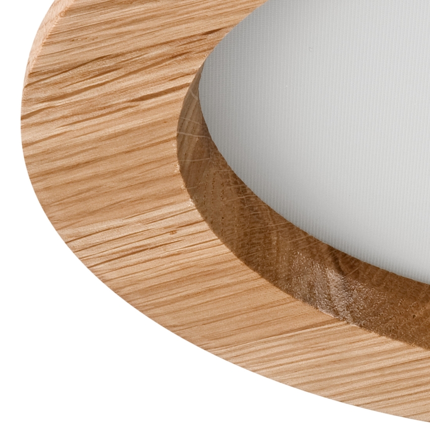 LED Oprawa wpuszczana WOODY SPOT LED/16,5W/230V 4000K dąb ø 18,5 cm