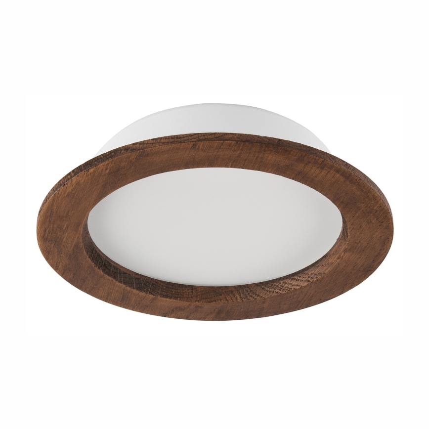 LED Oprawa wpuszczana WOODY SPOT LED/16,5W/230V 4000K wiśnia ø 18,5 cm