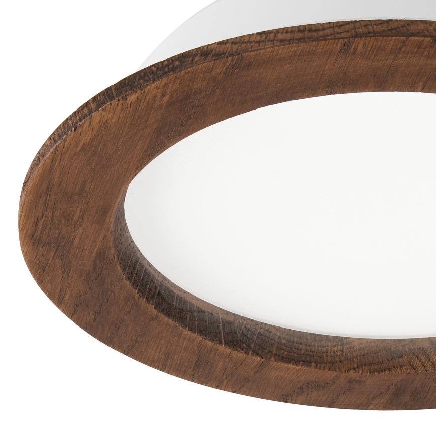 LED Oprawa wpuszczana WOODY SPOT LED/16,5W/230V 4000K wiśnia ø 18,5 cm