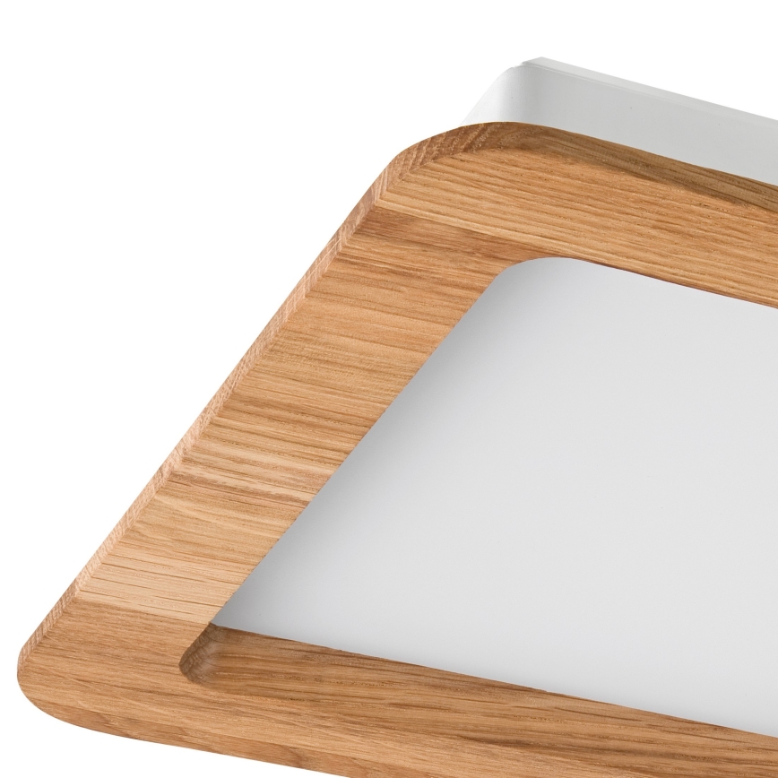 LED Oprawa wpuszczana WOODY SPOT LED/17W/230V 3000K dąb 18,5x18,5 cm
