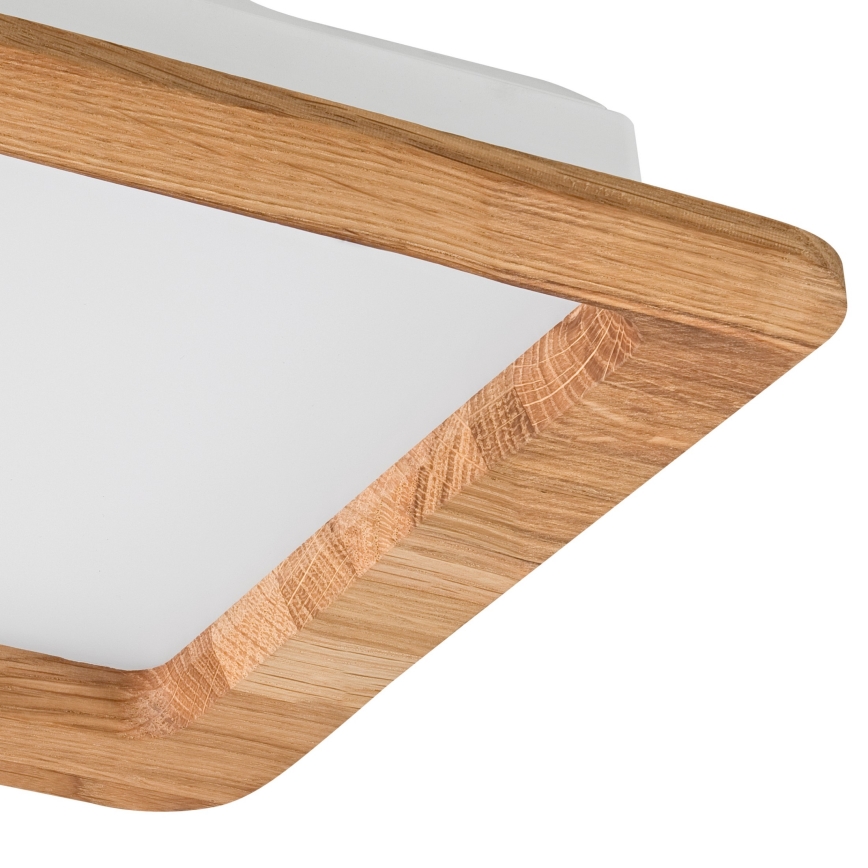 LED Oprawa wpuszczana WOODY SPOT LED/17W/230V 3000K dąb 18,5x18,5 cm