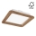 LED Oprawa wpuszczana WOODY SPOT LED/17W/230V 3000K orzech 18,5x18,5 cm