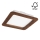 LED Oprawa wpuszczana WOODY SPOT LED/17W/230V 3000K wiśnia 18,5x18,5 cm