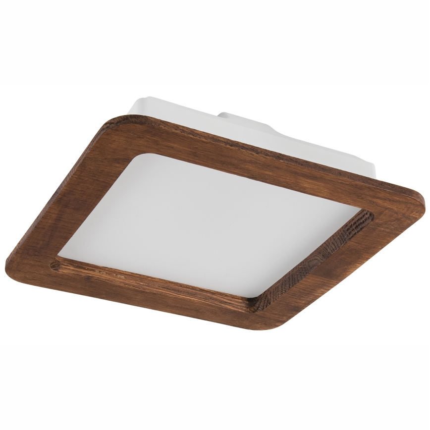 LED Oprawa wpuszczana WOODY SPOT LED/17W/230V 3000K wiśnia 18,5x18,5 cm
