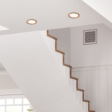 LED Oprawa wpuszczana WOODY SPOT LED/23,5W/230V 4000K dąb ø 23,5 cm