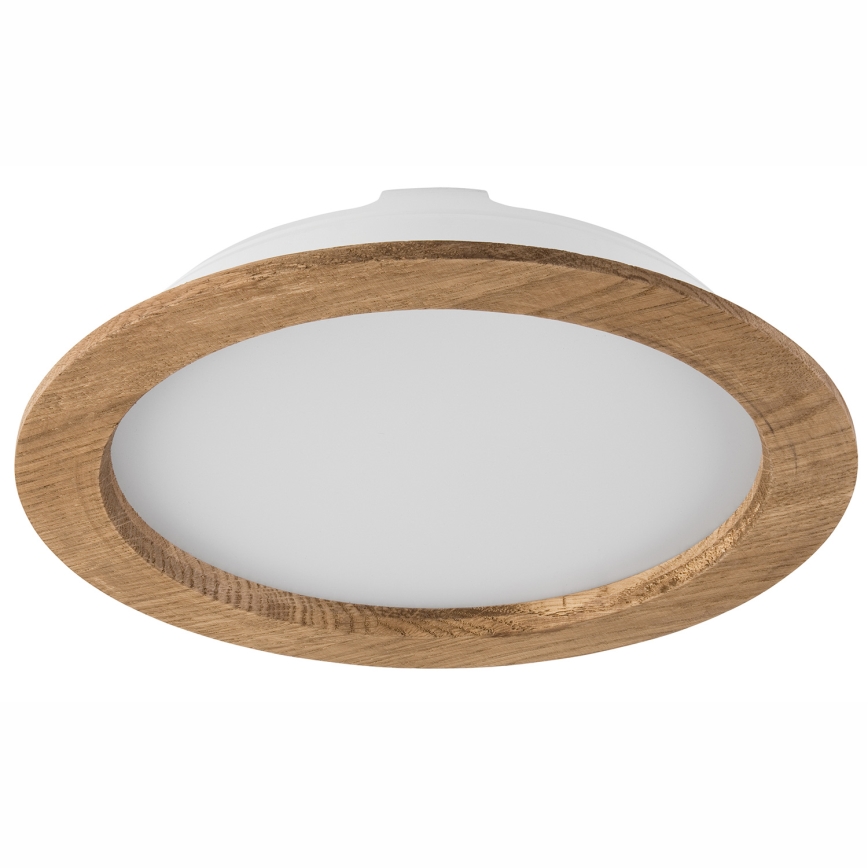 LED Oprawa wpuszczana WOODY SPOT LED/23,5W/230V 4000K orzech ø 23,5 cm