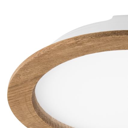 LED Oprawa wpuszczana WOODY SPOT LED/23,5W/230V 4000K orzech ø 23,5 cm