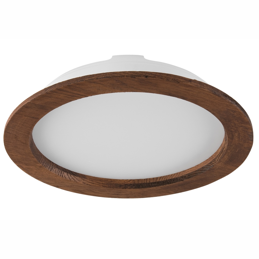 LED Oprawa wpuszczana WOODY SPOT LED/23,5W/230V 4000K wiśnia ø 23,5 cm