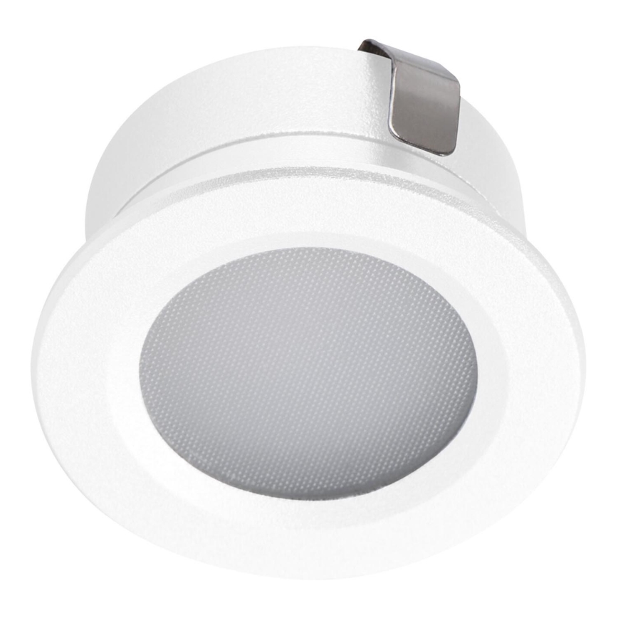 LED Oprawa wpuszczana zewnętrzna IMBER LED/1W/12V 4000K śr. 3 cm 40 lm IP65 biały