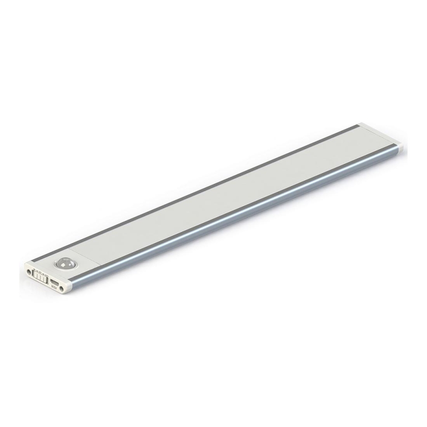 LED Oświetlenie blatu kuchennego CABINET-4 z czujnikiem PIR LED/1,5W/230V 1100mAh 4000K