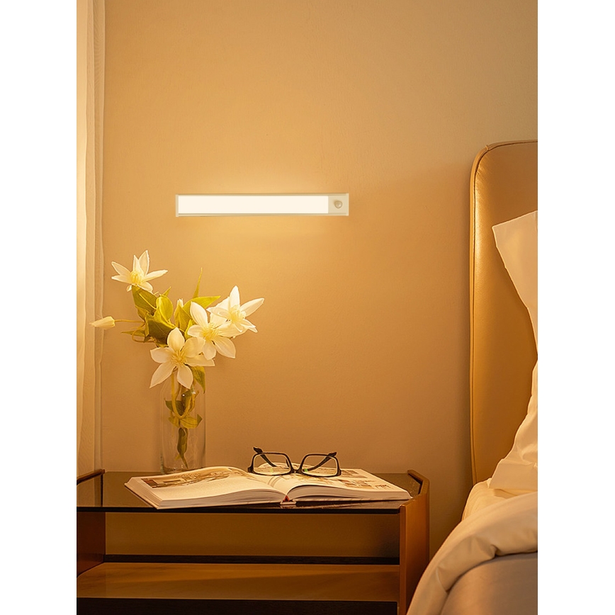 LED Oświetlenie blatu kuchennego CABINET-4 z czujnikiem PIR LED/1,5W/230V 1100mAh 4000K