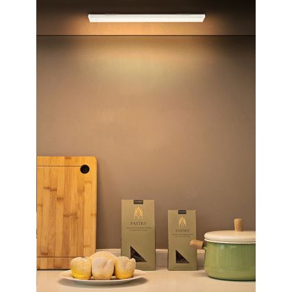 LED Oświetlenie blatu kuchennego CABINET-4 z czujnikiem PIR LED/1,5W/230V 1100mAh 4000K
