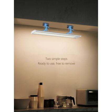 LED Oświetlenie blatu kuchennego CABINET-4 z czujnikiem PIR LED/1,5W/230V 1100mAh 4000K