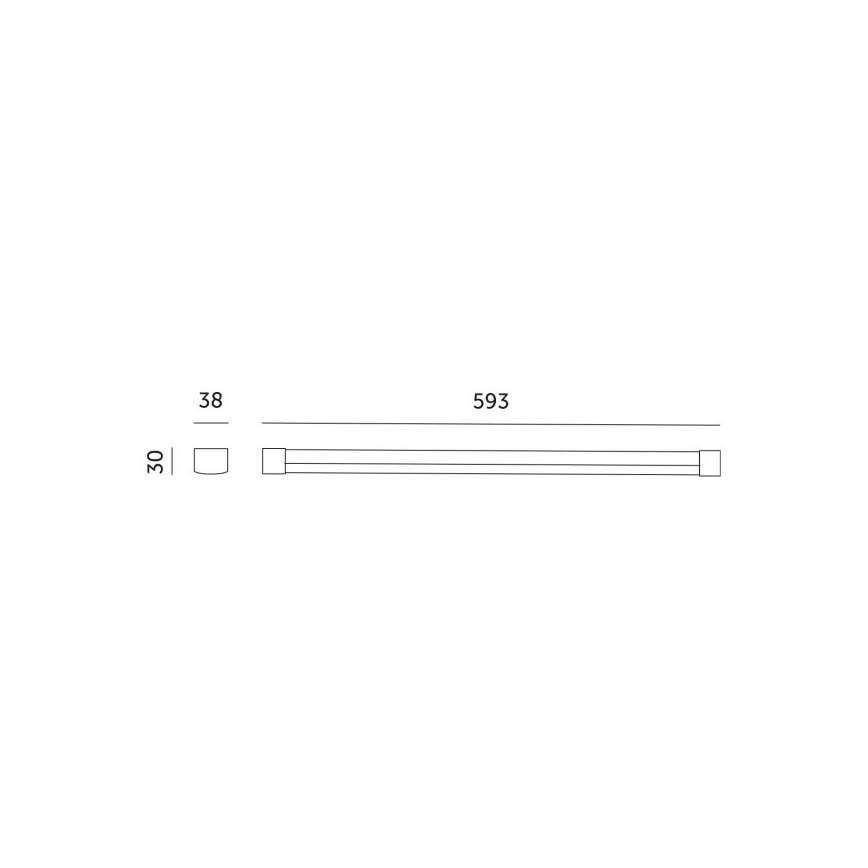 LED Oświetlenie blatu kuchennego do uprawy roślin GROWLY LED/9W/230V biały