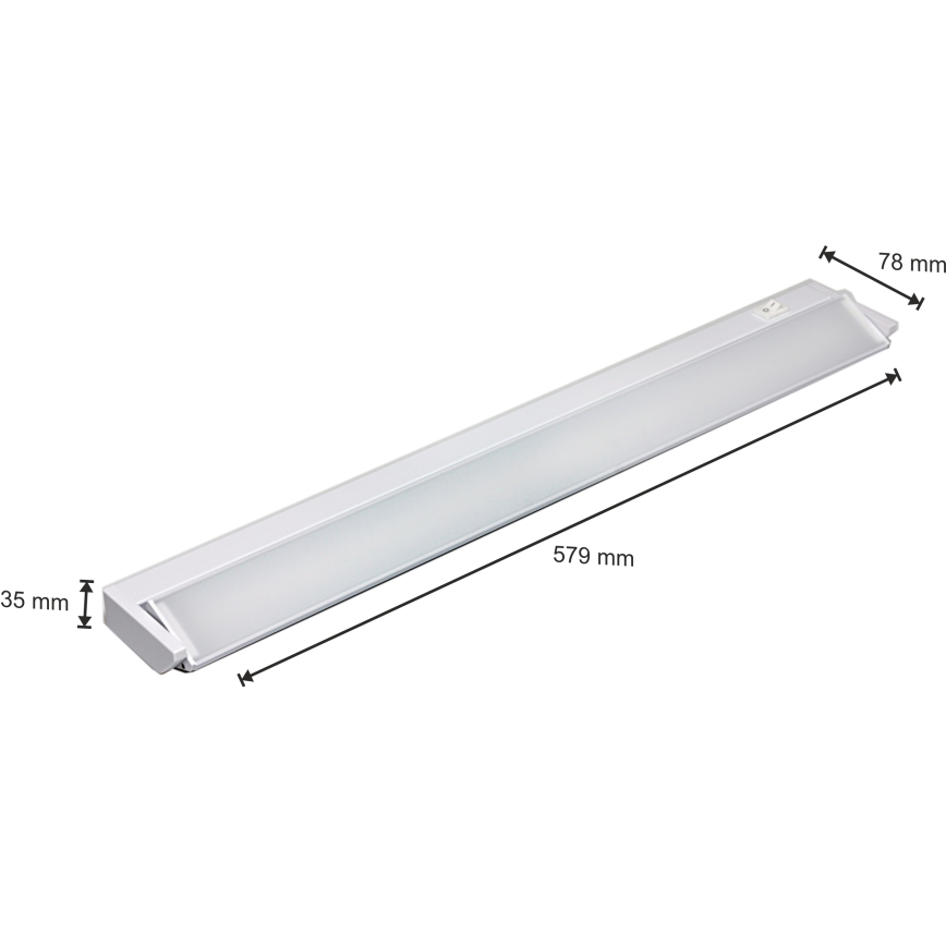 LED Oświetlenie blatu kuchennego LED/10W/230V biały